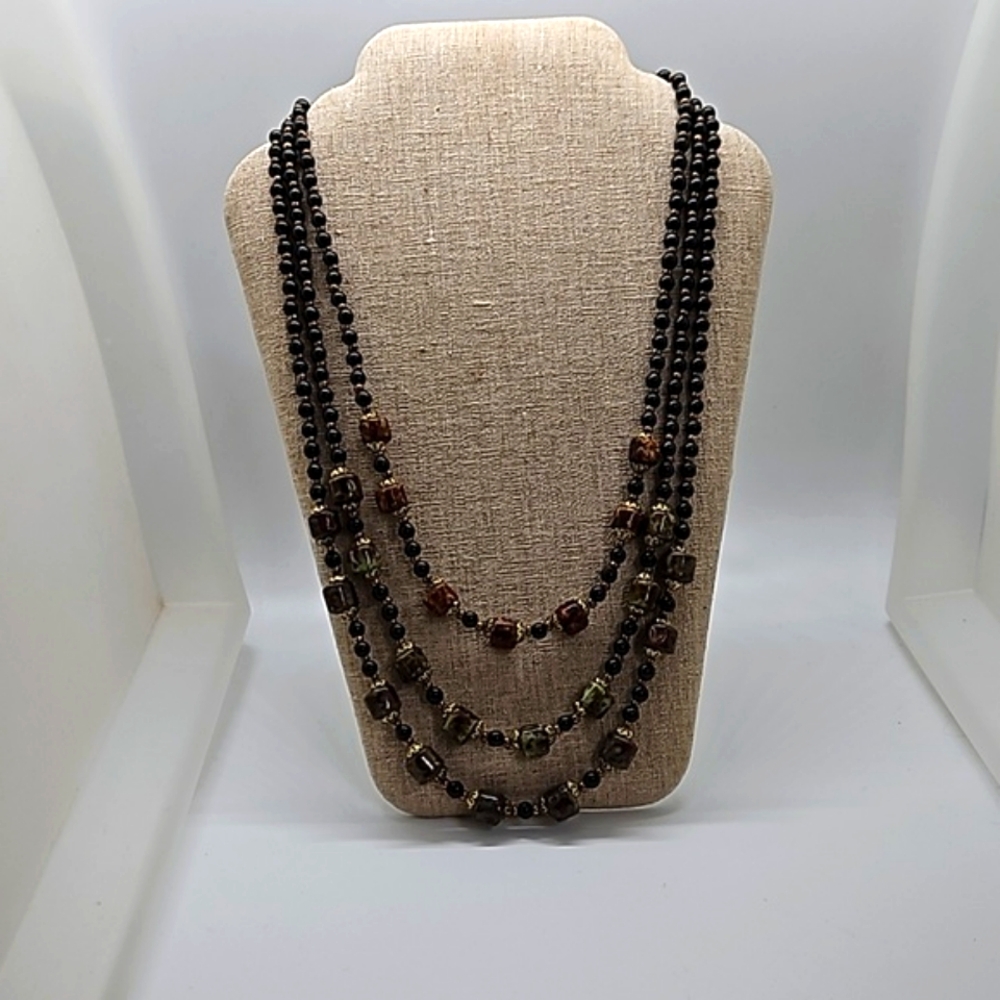 Beautiful bohemian beaded necklace